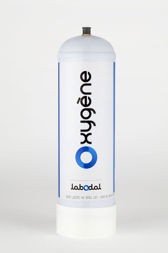 [OXY-2.2L] Oxygène médicinal Labodal 110 bar, gaz pour inhalation, en bouteille 2,2L